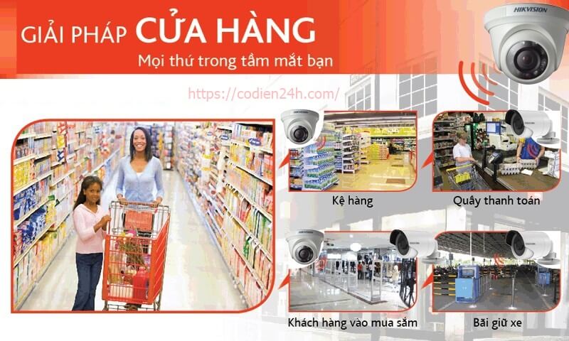 Dịch vụ lắp đặt camera cho cửa hàng trọn gói tại Hà Nội