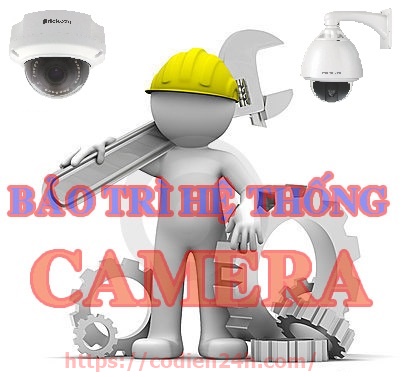 Quy trình bảo trì camera tại quận Long Biên của Cơ điện 24h