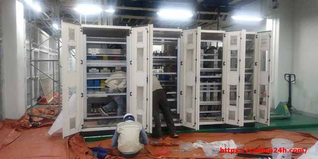 Hạng mục nhận thi công và bảo trì điện nhà xưởng khu công nghiệp Phụng Hiệp, Tân Quang, Thạch Thất