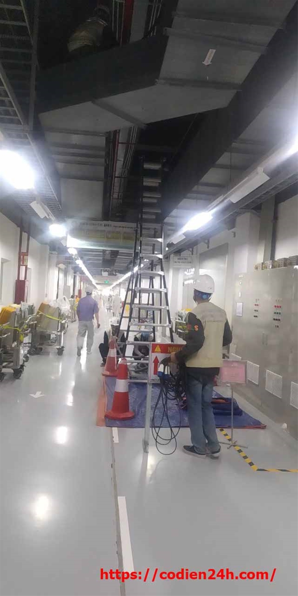 Thi công, bảo trì điện nhà xưởng khu công nghiệp Thạch Thất Quốc Oai