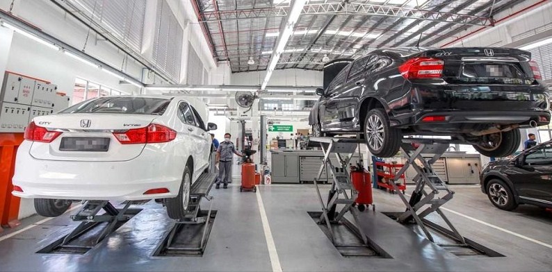 bảo trì hệ thống điện showroon ô tô 