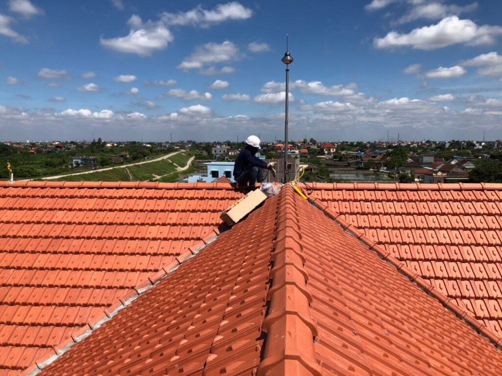 lắp đặt chống sét cho nhà ở
